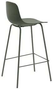 Kaki plastová barová stolička 92,5 cm Whitby – Unique Furniture
