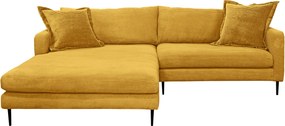 XXXLutz ROHOVÁ SEDAČKA, textil, horčicovožltá P & B - Sedačky - 002330003411