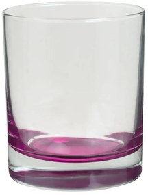 Sklenený pohár na vodu Color 300 ml sada 6ks