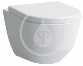 LAUFEN Pro Závesné WC Compact, 490x360 mm, rimless, s LCC, biela H8209654000001