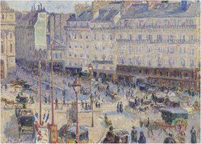 Obraz - Camille Pissarro, The Place du Havre, reprodukcia (70x50 cm)