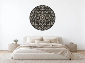 Černá mandala arch 46 x 46 cm