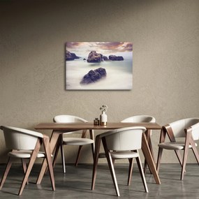 Obraz útesov v hmle (70x50 cm)