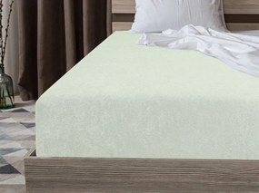 Fleecová napínacia obliečka MOLTON svetlo mentolová 90 x 200 cm