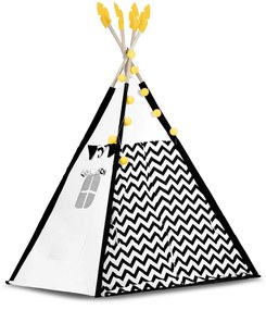 Detské típí s girlandou a svetielkami Nukido 740025 - panda