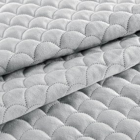 PREHOZ NA KRESLO ARIEL 70X160 CM STRIEBORNÝ