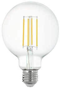 EGLO Múdra LED žiarovka, E27, G95, 6W, 806lm, 2700K, teplá biela