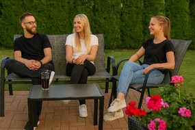 TRENDIE Zostava záhradného nábytku - pohovka, 2 stoličky a stolík