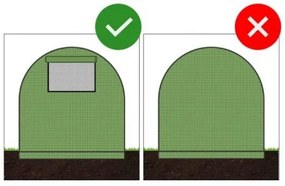 Záhradný fóliovník 4m x 2,5m x 2m GARDEN LINE – TUN3069