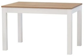 Stima Stôl CASA mia VARIANT Odtieň: Buk, Odtieň nôh: Biela, Rozmer: 120 x 80 cm
