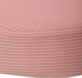 Detská pracovná stolička NANDU — sieť / látka, ružová