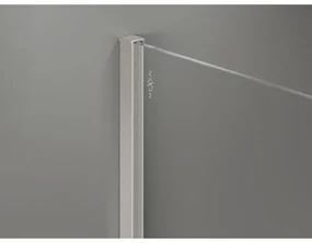Mexen Kioto-X, sprchová zástena 120 x 200 cm, 10mm číre sklo, oceľový profil, 800-120-101-97-00-X