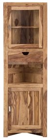 furniture-nabytek.cz - Masívny rohový vysoký šatník Lagos z palisandra, lakovaný, hnedý