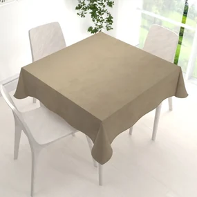 Biante Zamatový štvorcový obrus Velvet Prémium SVP-026 Kávovo béžový 70x70 cm