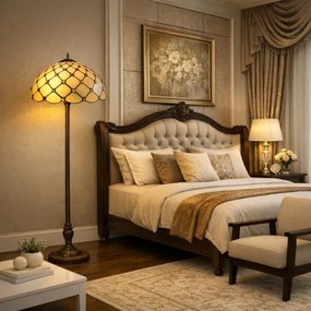 Stojaca Tiffany lampa Massive Metal Base kolekcia HIVE Ø40*170