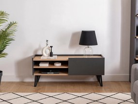 Príručný stolík Tilata 2 (dub zafírový + antracit) . Akcia -15%. Vlastná spoľahlivá doprava až k Vám domov. 1095267