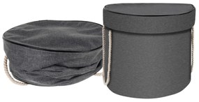 VERK GROUP Hrací vak, podložka na hranie 2v1, podsedák, šedo-žltý