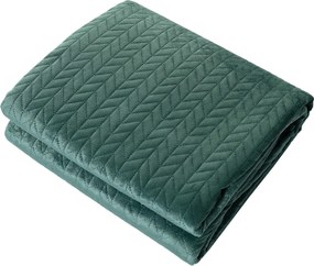 Zamatový prehoz Silky Touch 220x240cm green