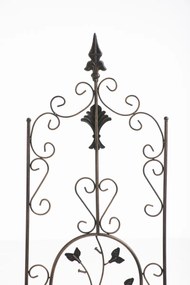 Mriežka na ruže Burg - 122 x 35 cm - Bronzová