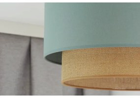 Duolla - Prisadený luster  BOHO 1xE27/15W/230V pr. 45 cm zelená/hnedá