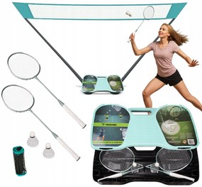 Badmintonová sada 4v1 so sieťkou, raketami a kufríkom – TRIZAND