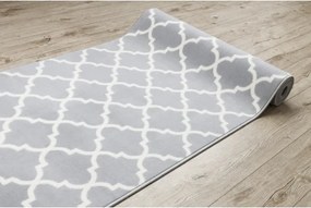 Behúň BCF MORAD Trelis koniczyna marokánska sivý / krém - Výpredaj