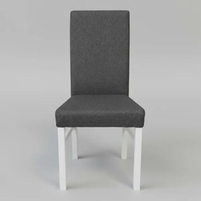 Jedálenská stolička ALISON sivá/biela