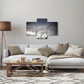 Obraz - Lúčne kvety pri jazere (90x60 cm)