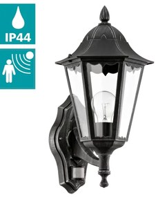 Eglo 93458 - Vonkajšie nástenné svietidlo s čidlom navedie 1xE27/60W/230V