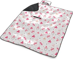 Sablio Plážová deka Ružové cumlíky: 200x140 cm