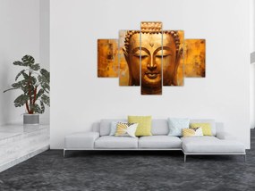 Obraz - Budha, olejomaľba (150x105 cm)