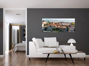 Obraz - Letecký pohľad na mesto (120x50 cm)