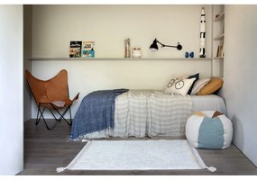 Krémový prateľný ručne tkaný bavlnený koberec 120x160 cm Bloom Natural – Lorena Canals