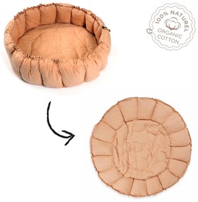 Play&Go Bloom detské hniezdo Organic Fleuri