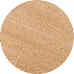 Okrúhly konferenčný stolík Tamis 80 cm - prírodný