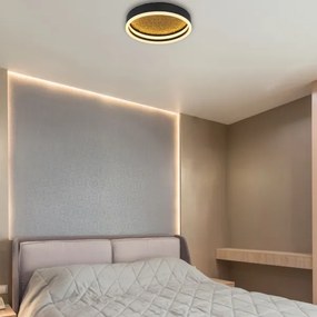 Globo 48460-24 - LED Stropné svietidlo HEDI LED/24W/230V pr. 30 cm čierna