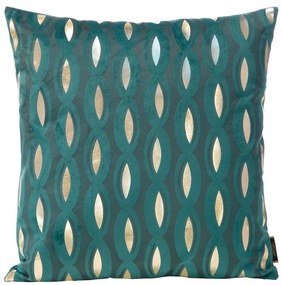 Obliečka na vankúš Blink/5F 45x45 tyrkysová zlatá 381630