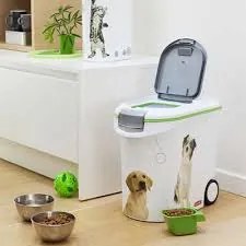 CURVER Zásobník a kontajner na krmivo pre psov, tesniaci s kolieskom, XXL (54l, 20kg krmiva)