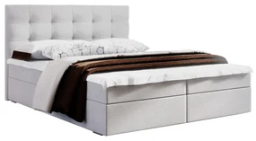 Manželská posteľ  Boxspring 160 cm Fade 2 (béžová) (s matracom a úložným priestorom). Vlastná spoľahlivá doprava až k Vám domov. 1046496