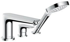 Hansgrohe Talis E, 3-otvorová páková batéria na okraj vane, chrómová, HAN-71731000