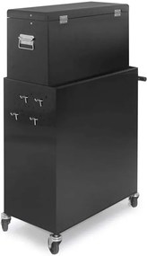 Pojazdná dielenská skriňa, 5 zásuviek, 615 x 330 x 1085 mm