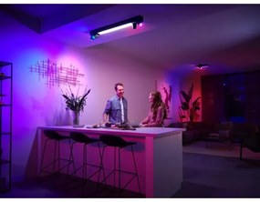 Philips-LED RGBW Stmievateľné bodové svietidlo Hue CENTRIS 4xGU10/4,2W + LED/11W