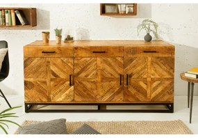 Komoda 39284 160cm Drevo Mango prírodná  - Komfort-nábytok