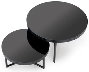 Konferenčný stolík Cosmo 80 cm čierny