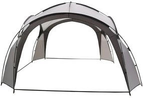 Pavilónový stan na záhradný piknik 3,5 x 3,5 m sivý