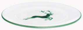 Ručne vyrobený dezertný tanier Gourmet Green Deer
