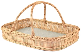 Podnos prútený Bakke II.š. 53 x hl. 36 x v. 9/24(cm)