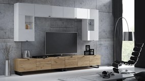 Závesný televízny stolík MODERN - 150x40x35 cm - push to open