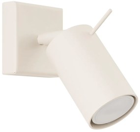 Krémovobiele bodové svietidlo 8x16 cm Etna – Sollux