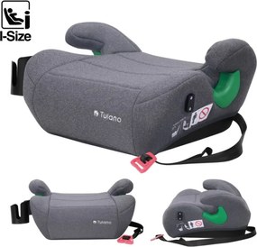Detský podsedák do auta Cabby 25 sivý